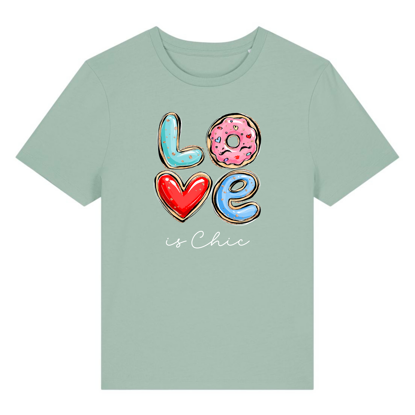 LOVE IS CHIC T-shirt Slim fit