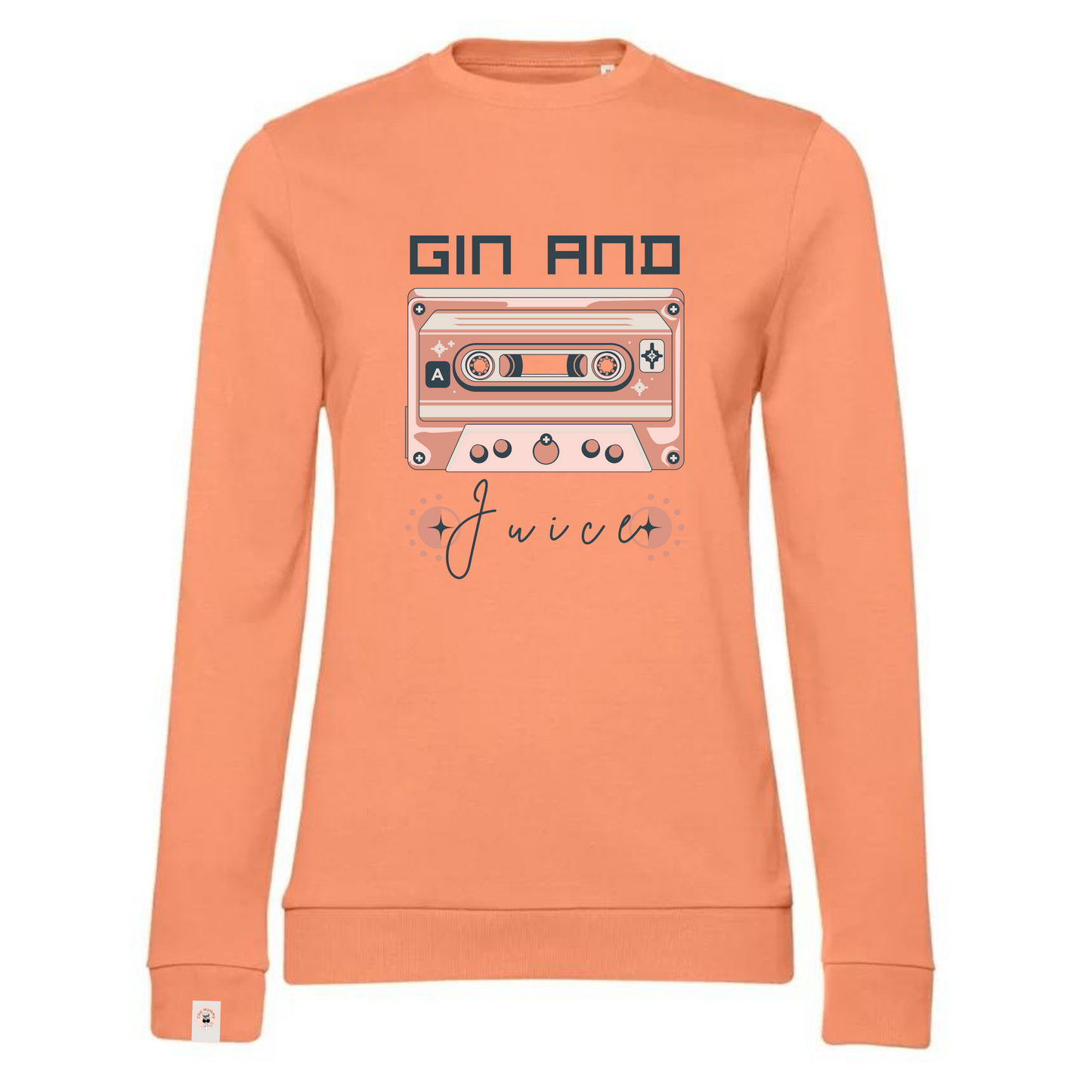 GIN & JUICE felpa girocollo leggera French Terry