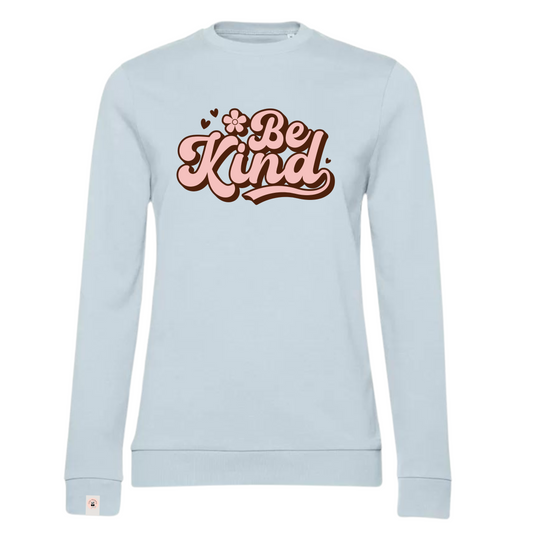 BE KIND lightweight French Terry crewneck sweatshirt